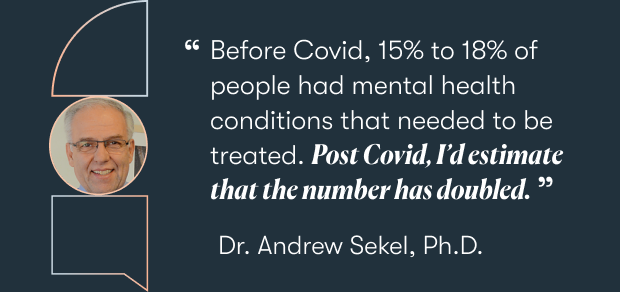Sound Bites: Post Covid, Mental Healthcare Needs Have Skyrocketed